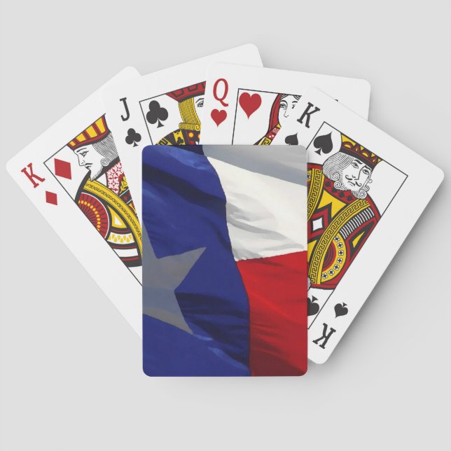 Texas State Flag Poker Cards (Back)