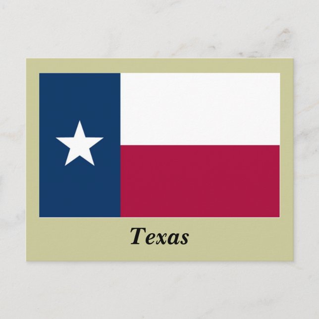 Texas State Flag Postcard (Front)