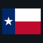 Texas State Flag Poster<br><div class="desc">Patriotic Texas state flag.</div>
