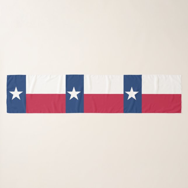 Texas State Flag Scarf (Front (Horizontal))