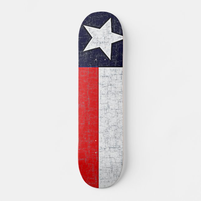 TEXAS STATE FLAG Skateboard Deck (Front)