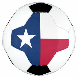 Texas State Flag Soccer Ball