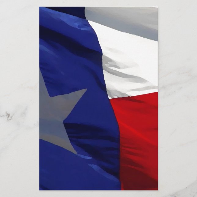 Texas State Flag Stationery (Front)