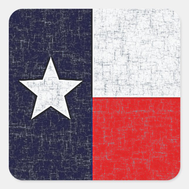 TEXAS STATE FLAG Sticker (Front)