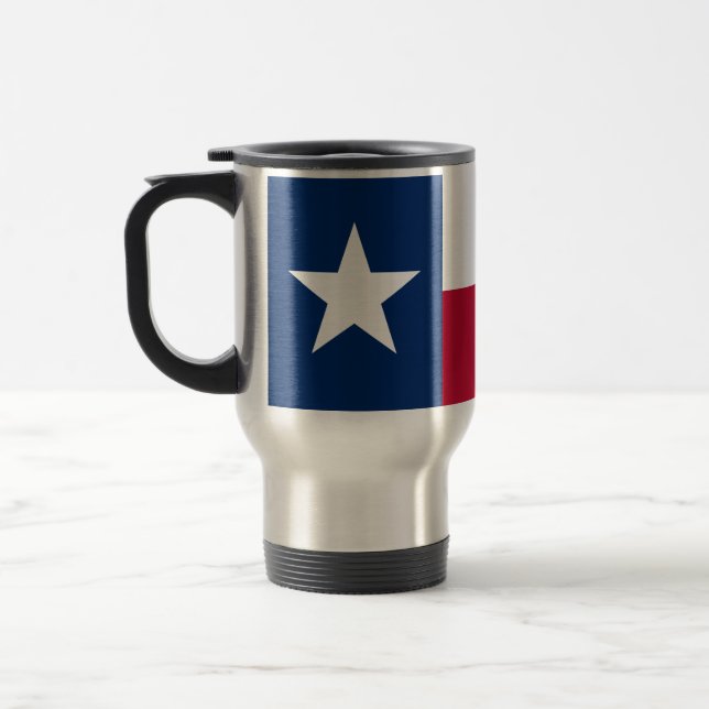 Texas State Flag Travel Mug (Left)