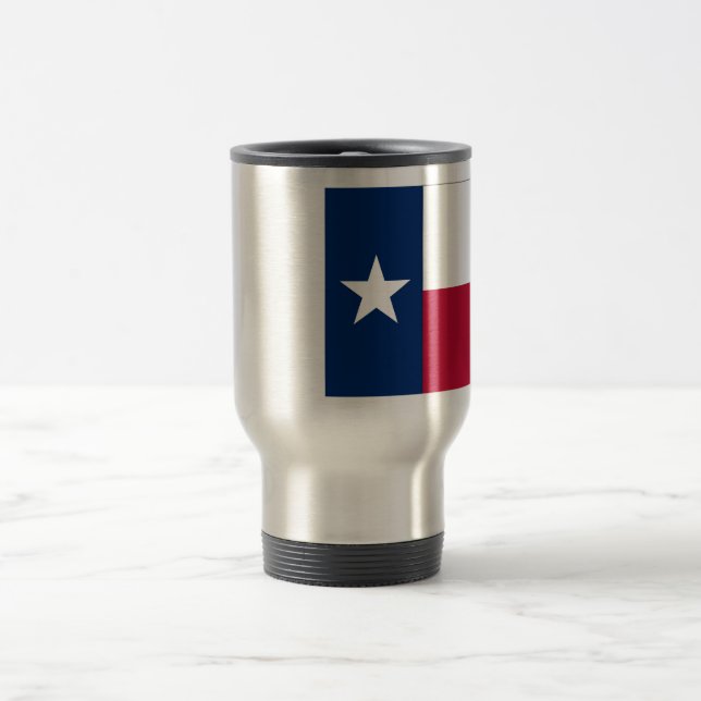 Texas State Flag Travel Mug (Center)