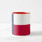Texas State Flag Two-Tone Coffee Mug (Center)