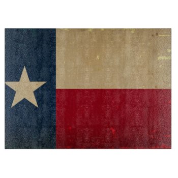 Texas State Flag Vintage Cutting Board by USA_Swagg at Zazzle