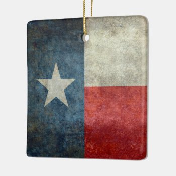 Texas State Flag Vintage Retro Christmas Ornaments by Lonestardesigns2020 at Zazzle