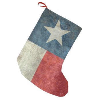 Texas State Flag Vintage Retro Christmas Stocking by Lonestardesigns2020 at Zazzle