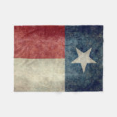 Texas state flag vintage retro Fleece Blanket (Front (Horizontal))