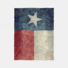 Texas state flag vintage retro Fleece Blanket