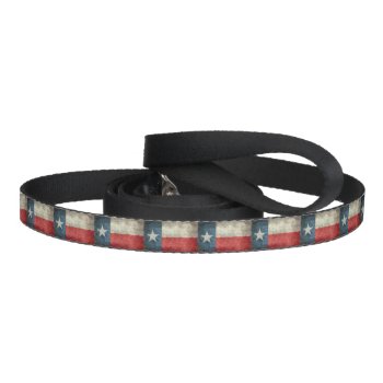 Texas State Flag Vintage Retro Style Dog Leash by Lonestardesigns2020 at Zazzle