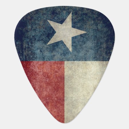 Texas State Flag Vintage Retro Style Guitar Picks