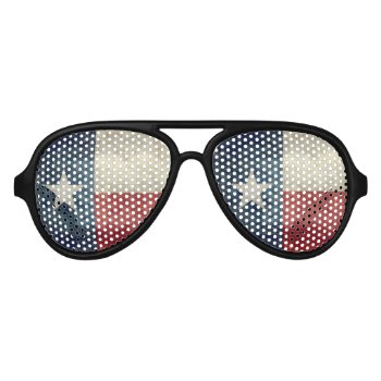 Texas State Flag Vintage Retro Style Party Shades by Lonestardesigns2020 at Zazzle