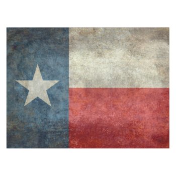 Texas State Flag Vintage Retro Style Tablecloth by Lonestardesigns2020 at Zazzle