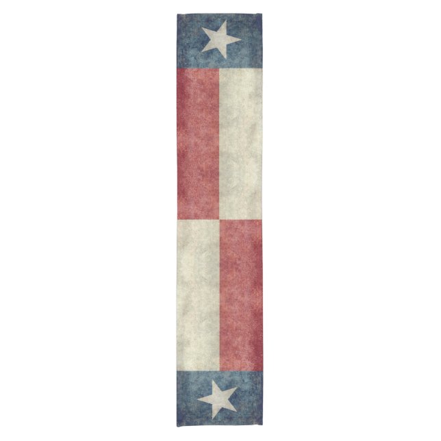 Texas state flag vintage retro Table runners (Front)