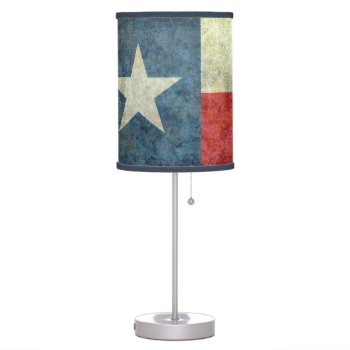 Texas State Flag  Vintage Retro Version Table Lamp by Lonestardesigns2020 at Zazzle