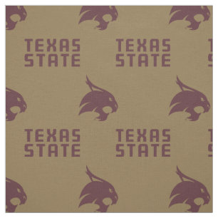 Texas State Gold Pattern Fabric