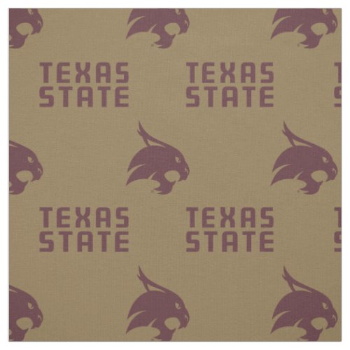Texas State Gold Pattern Fabric