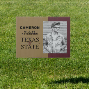 Texas State Graduate Will Be Attending Sign