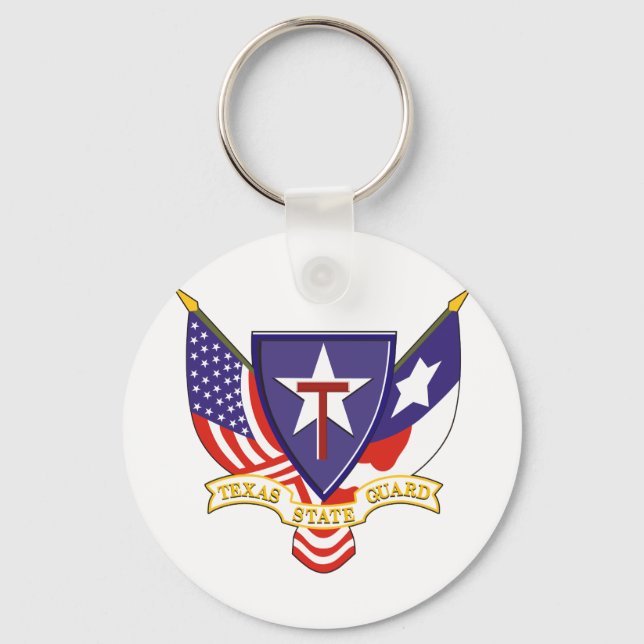 Texas State Guard Keychain (Front)