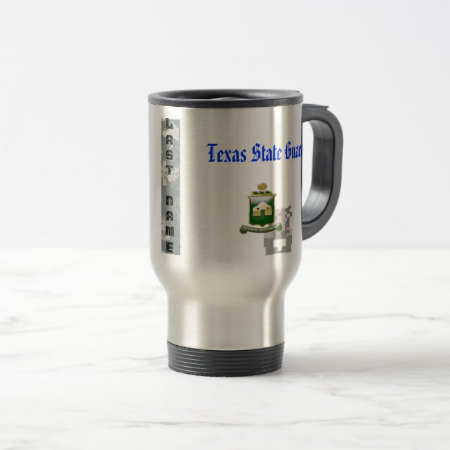 White Texas State Guard Coffee Mug