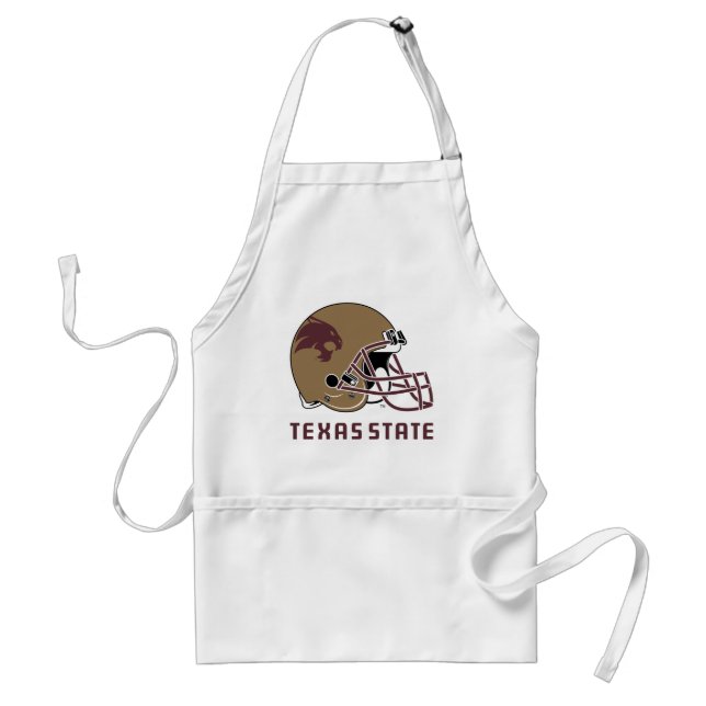 Texas State Helmet Logo Adult Apron (Front)