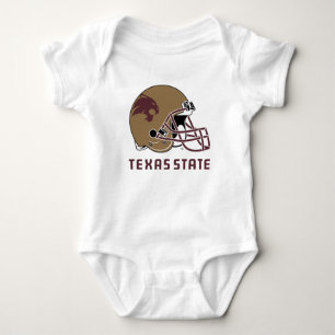 Texas State Helmet Logo Baby Bodysuit