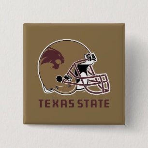 Texas State Helmet Logo Button
