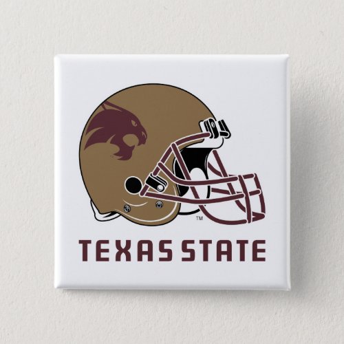 Texas State Helmet Logo Button