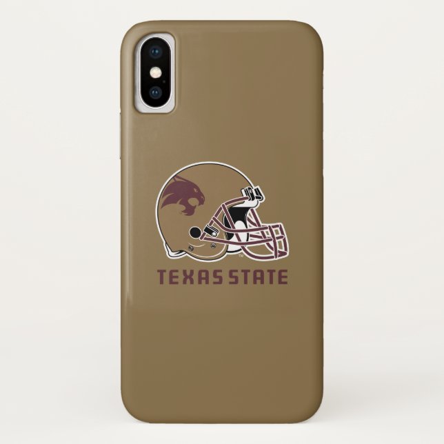 Texas State Helmet Logo Case-Mate iPhone Case (Back)