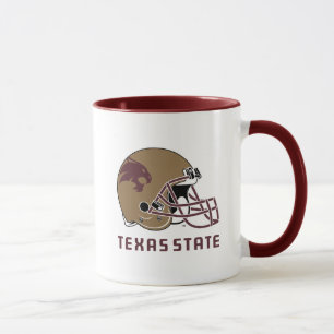 Texas State Helmet Logo Mug