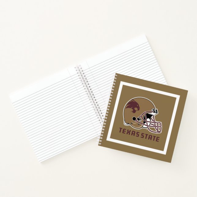 Texas State Helmet Logo Notebook (Inside)