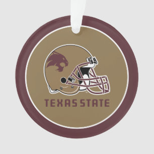 Texas State Helmet Logo Ornament