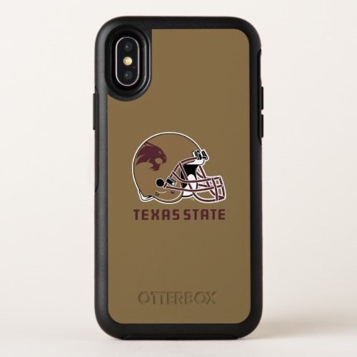 Texas State Helmet Logo OtterBox Symmetry iPhone X Case