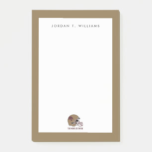 Texas State Helmet Logo Post-it Notes