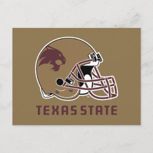 Texas State Helmet Logo Postcard