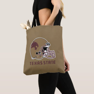 Texas State Helmet Logo Tote Bag