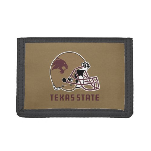 Texas State Helmet Logo Trifold Wallet