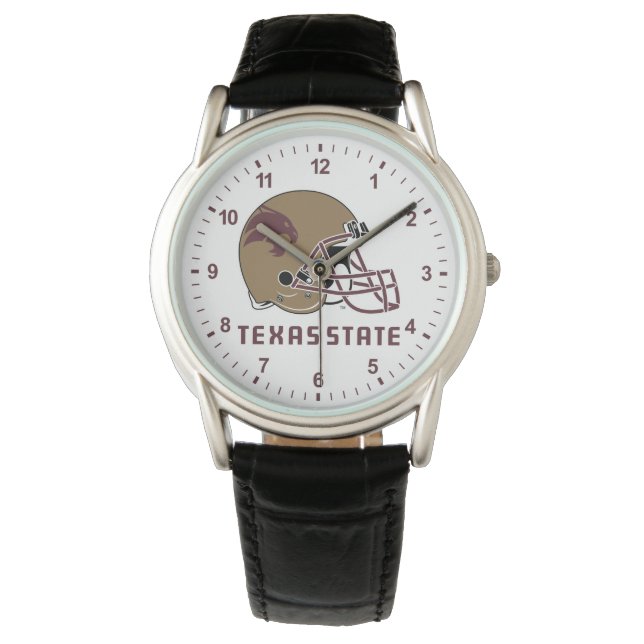 Texas State Helmet Logo Watch (Front)