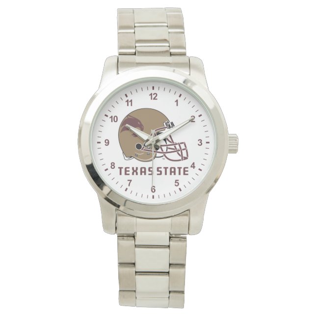 Texas State Helmet Logo Watch (Front)