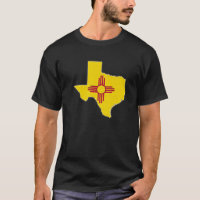 TEXAS STATE MAP NEW MEXICO NM Flag Roots Men Women