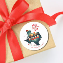 Texas State Merry Christmas Y'all Custom Holiday