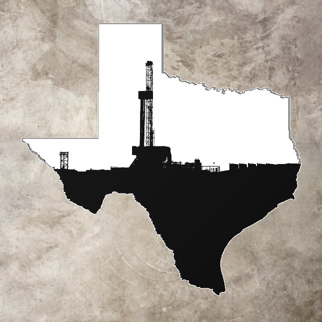 Texas State Oil Drilling Rig Floor Decals (Insitu)