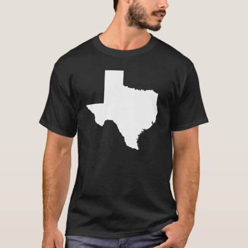 Texas State Outline T_Shirt