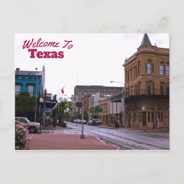 Texas State Postcard (Front)