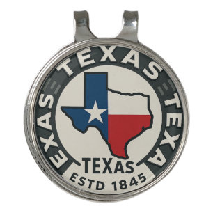 Texas state pride Golf Hat Clip
