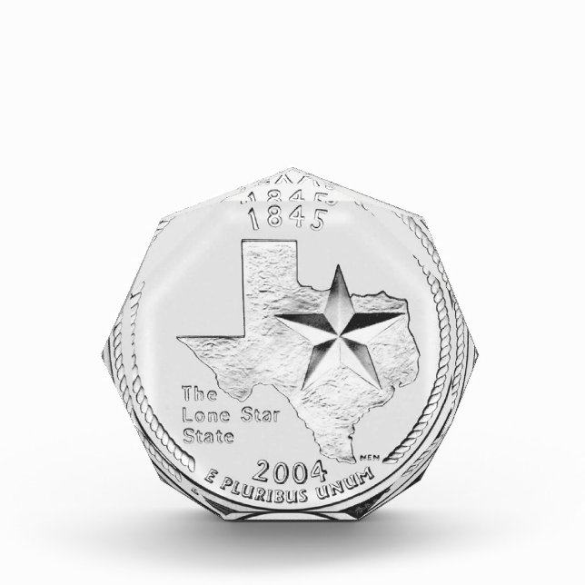 Texas State Quarter Award (Front)