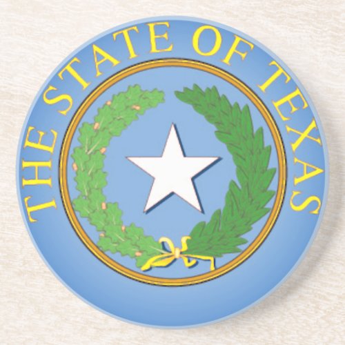 Texas State Seal Coasters